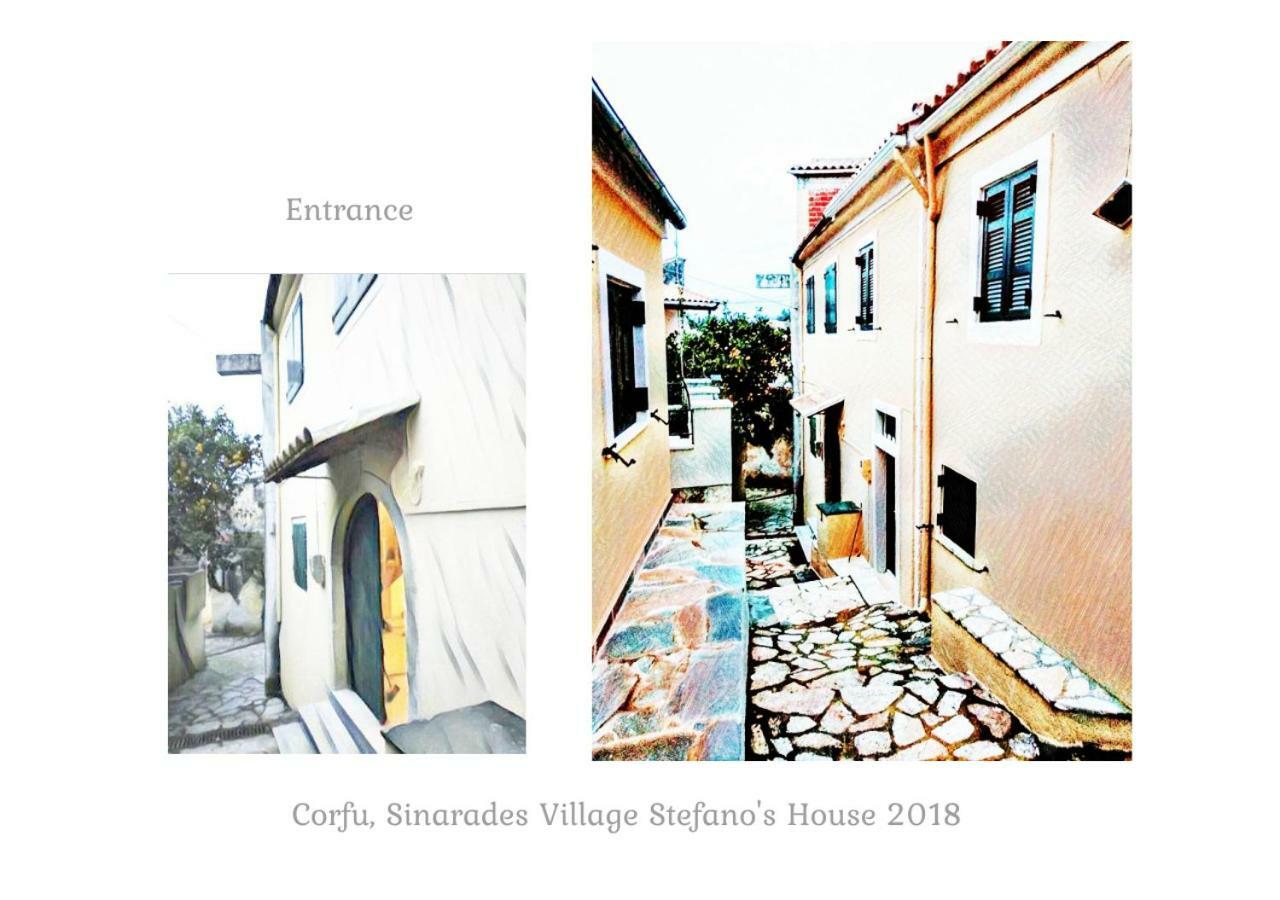 Country Traditional House In Corfu Village, Greece Sinarádes Zewnętrze zdjęcie