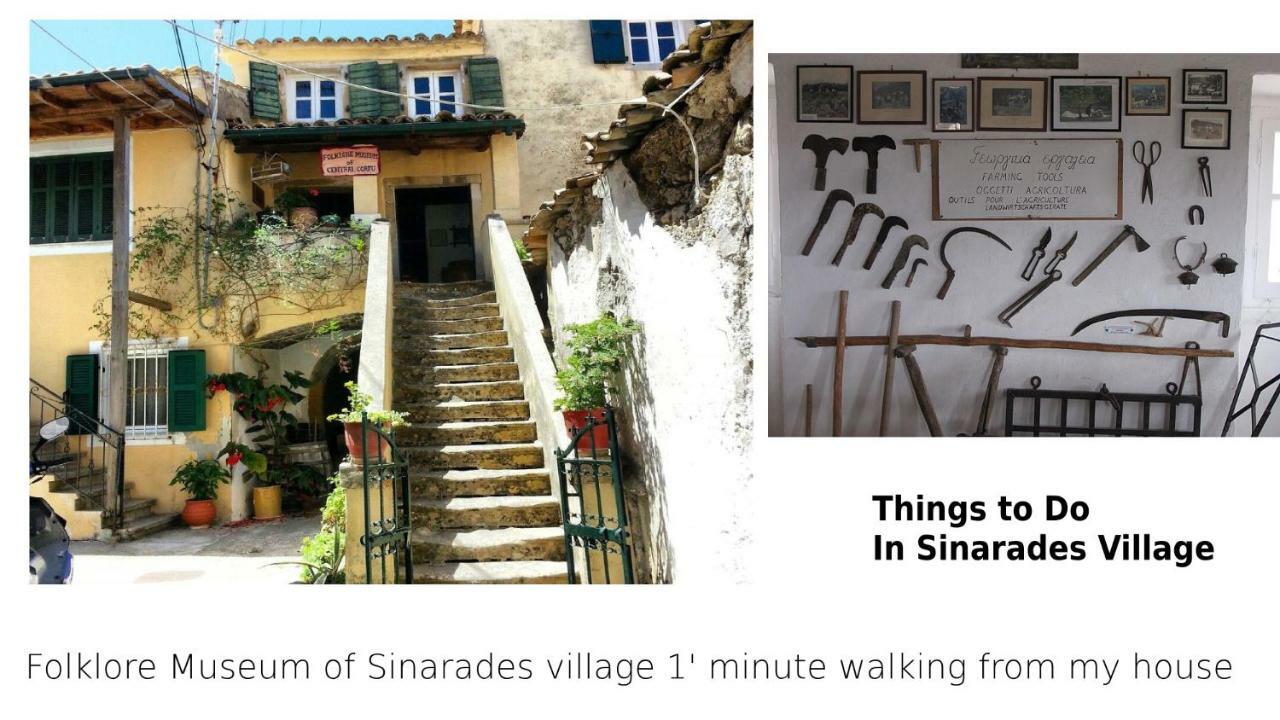 Country Traditional House In Corfu Village, Greece Sinarádes Zewnętrze zdjęcie